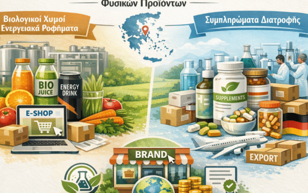 Επενδυτική ευκαιρία σε παραγωγική επιχείρηση φυσικών προϊόντων με βιολογικούς χυμούς, ενεργειακά ροφήματα και συμπληρώματα διατροφής με πατέντα
