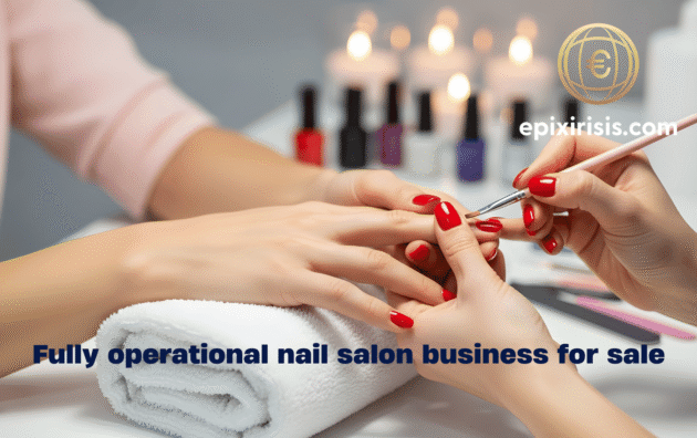 Fully equipped nail salon for sale in Agios Dometios and Engomi, Nicosia, Cyprus
