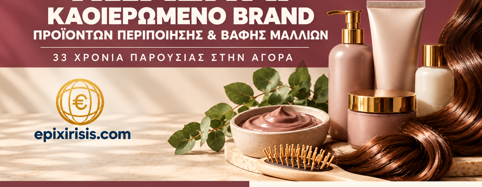 Καθιερωμένο Brand Προϊόντων Περιποίησης & Βαφής Μαλλιών με Ιδιόκτητες Φόρμουλες
