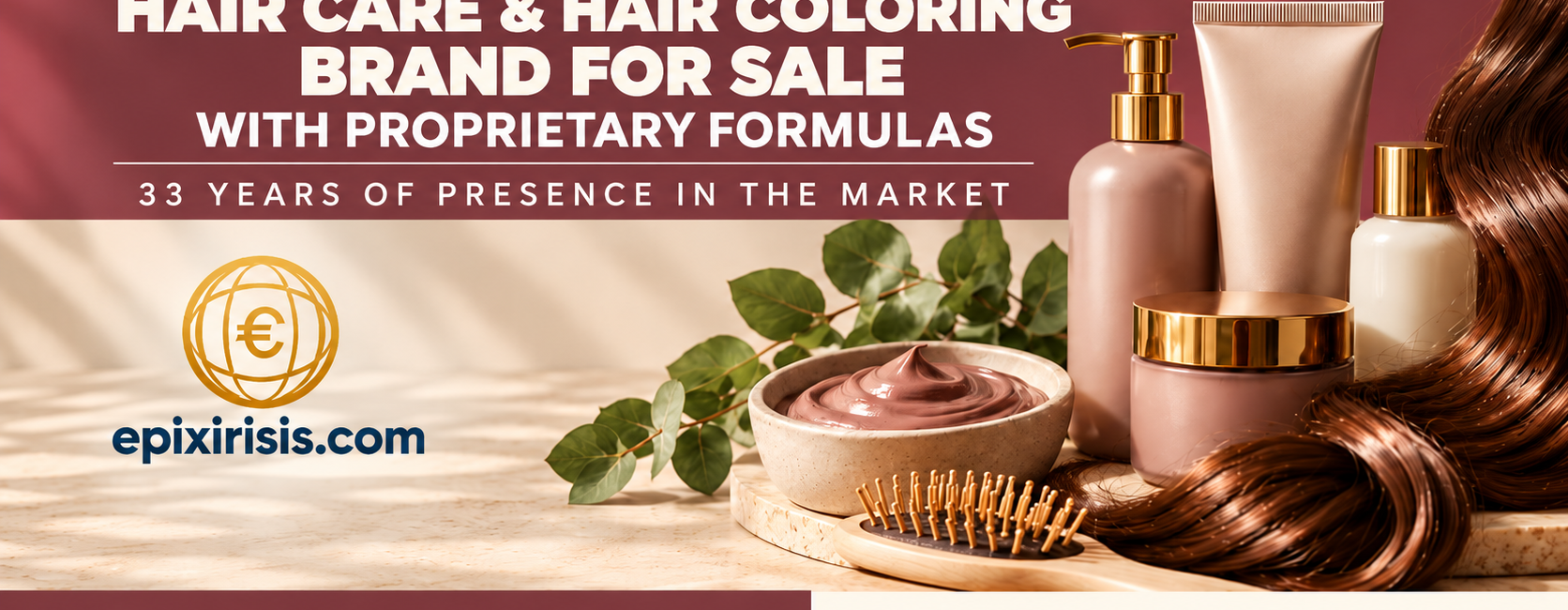 Hair care and hair coloring brand with 33 years of market presence
