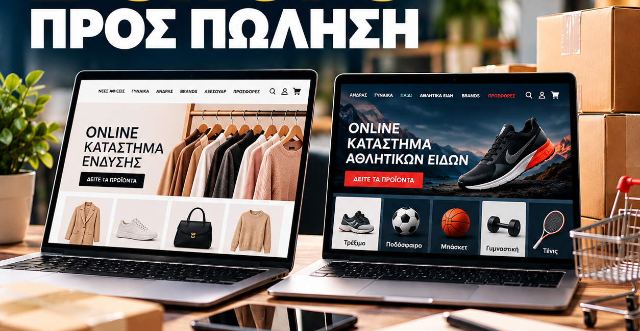 Δύο κερδοφόρα e-shop προς πώληση