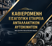πωλείται εισαγωγική εταιρεία ανταλλακτικών αυτοκινήτων στην Ελλάδα με πελατολόγιο B2B
